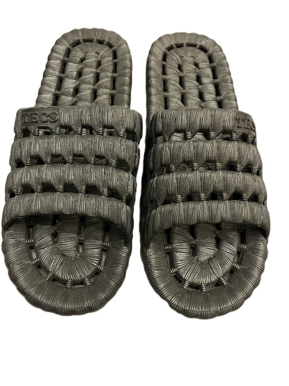 Men's Tecs Black Water Resistant Slides/Sandals Size 13/14